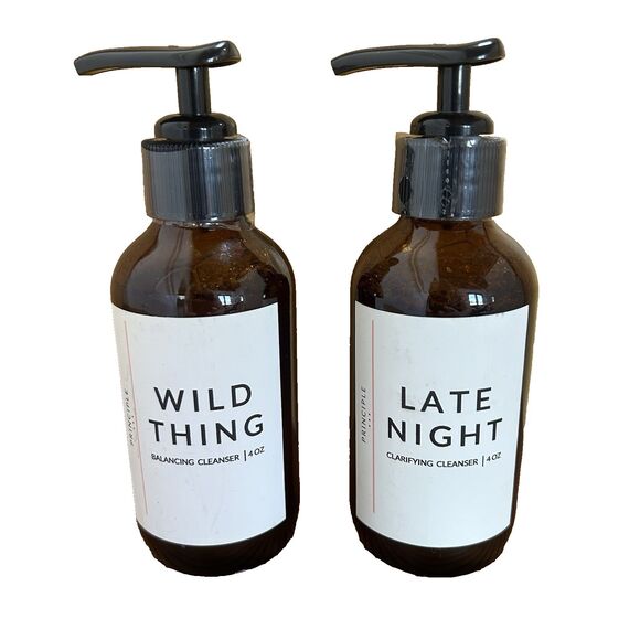 PRINCIPLE  Bundle Late Night Clarifying Cleanser & Wild Thing Balancing Cleanser - Picture 1 of 4